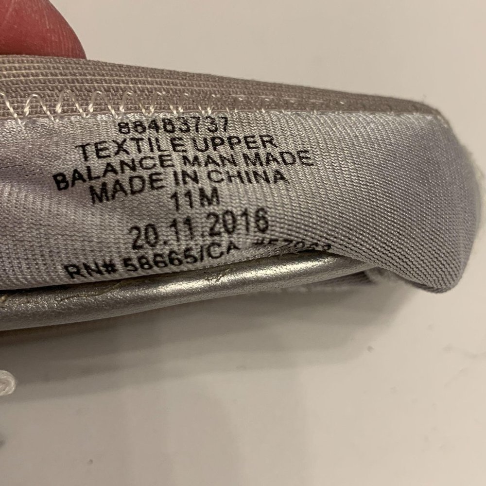 Girl’s Harper Canyon Silver Ballet Flat EUC - Picture 6 of 7